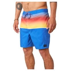 Rip Curl 17 Rip Curl Allover Semi Elastic Elasticated Boardshorts In Retro Blue