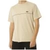 Rip Curl Archive Piping Short Sleeve T-Shirt In Cement