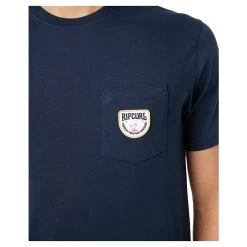 Rip Curl Badge Short Sleeve T-Shirt In Dark Navy -Rip Curl rip curl badge short sleeve t shirt dark navy 043mte 291 b3 6frao4ovtmmpm3is