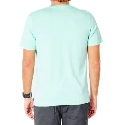 Rip Curl Big Mumma Icon Short Sleeve T-Shirt In Washed Aqua