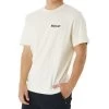 Rip Curl Blazed And Tubed Short Sleeve T-Shirt In Bone