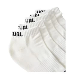 Rip Curl Brand Ankle Sock 5-Pk Crew Socks In White -Rip Curl rip curl brand ankle sock 5 pk crew socks white 006mso 1000 b3 3etf3treu6gc68tv
