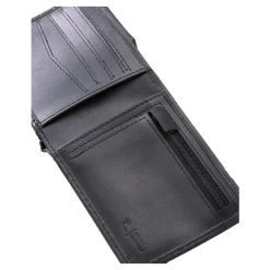 Rip Curl Brand Stripe RFID 2 In 1 Leather Wallet In Black -Rip Curl rip curl brand stripe rfid 2 in 1 leather wallet black 01tmwa 90 b4 05h31edcmxlw954r