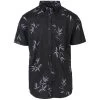 Rip Curl Busy Surf Day Short Sleeve Shirt In Black