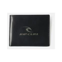 Rip Curl Corpowatu RFID 2 In 1 Leather Wallet In Black