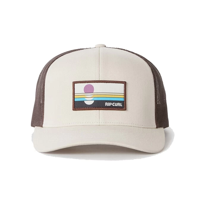 Rip Curl Custom Curve Curved Peak Cap In Vintage White 2 Rip Curl Custom Curve Curved Peak Cap In Vintage White - Image 2