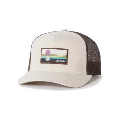 Rip Curl Custom Curve Curved Peak Cap In Vintage White