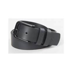 Rip Curl Cut Down Leather Belt In Black