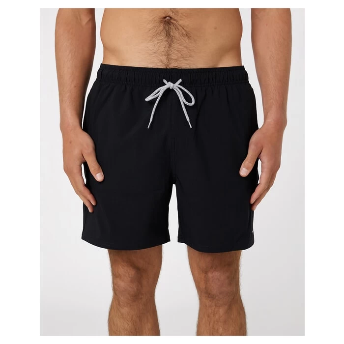 Rip Curl Daily Volley Elasticated Boardshorts In Black 3 Rip Curl Daily Volley Elasticated Boardshorts In Black - Image 3