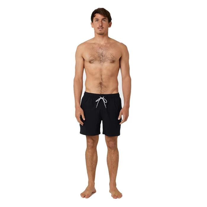 Rip Curl Daily Volley Elasticated Boardshorts In Black 4 Rip Curl Daily Volley Elasticated Boardshorts In Black - Image 4