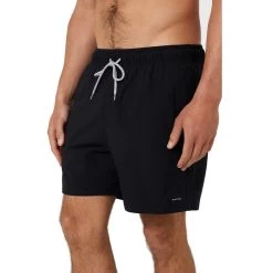 Rip Curl Daily Volley Elasticated Boardshorts In Black