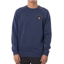 Rip Curl Distant Sweatshirt In Washed Navy