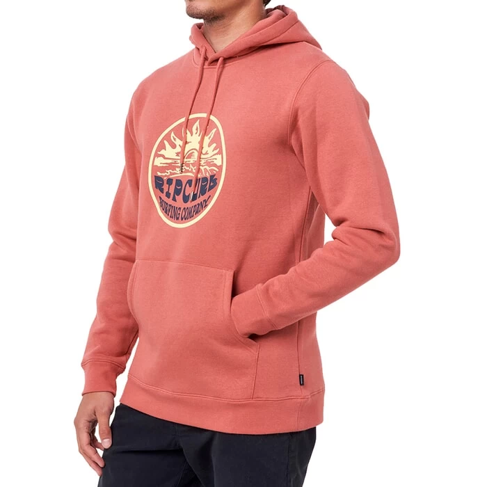 Rip Curl Down The Line Pullover Fleece In Dusty Mushroom 2 Rip Curl Down The Line Pullover Fleece In Dusty Mushroom - Image 2