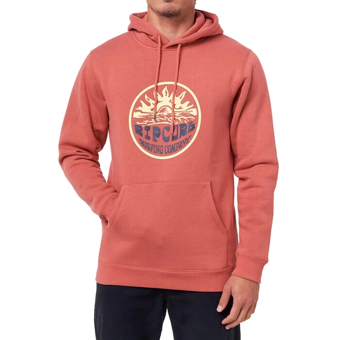 Rip Curl Down The Line Pullover Fleece In Dusty Mushroom 1 Rip Curl Down The Line Pullover Fleece In Dusty Mushroom