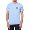Rip Curl Down The Line Short Sleeve T-Shirt In Bells Blue