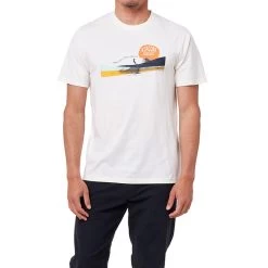 Rip Curl Down The Line Stripe Short Sleeve T-Shirt In Bone -Rip Curl rip curl down the line stripe short sleeve t shirt bone 01umte 3021 b2 pkxcxlecvp4c5nit