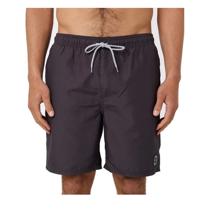 Rip Curl Easy Living Volley Elasticated Boardshorts In Black 3 Rip Curl Easy Living Volley Elasticated Boardshorts In Black - Image 3