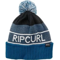 Rip Curl Eco Tall Bobble Hat In Navy