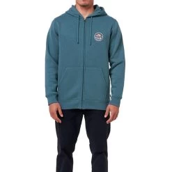 Rip Curl Horizion Zipped Hoody In Muted Green -Rip Curl rip curl horizion zipped hoody muted green 00tmfl 8088 b3 qsly549ekhobm05j
