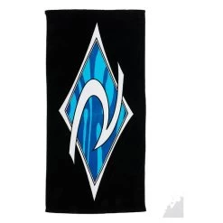 Rip Curl Icons Beach Towel In Black/Blue