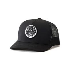 Rip Curl Icons Eco Curved Peak Cap In Black/White