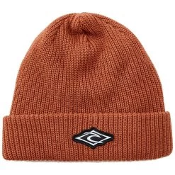 Rip Curl Icons Reg Beanie In Brown