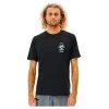 Rip Curl Icons Surflite Short Sleeve Surf Tee In Black