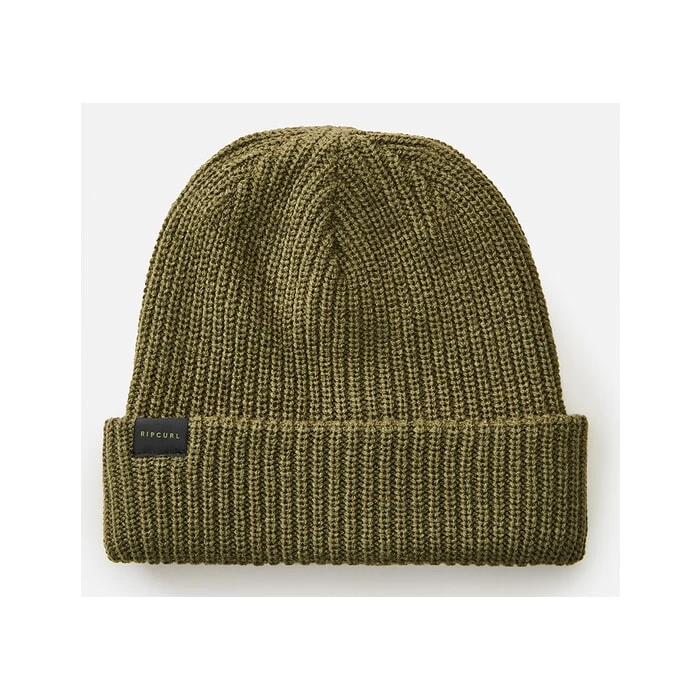 Rip Curl Impact Reg Beanie In Olive 1 Rip Curl Impact Reg Beanie In Olive