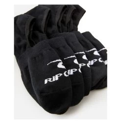 Rip Curl Invisi Sock 5 Pack No Show Socks In Black -Rip Curl rip curl invisi sock 5 pack no show socks black csoau9 90 b2 rih1iokmucezexwg
