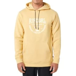 Rip Curl Les Esta Pullover Hoody In Washed Yellow