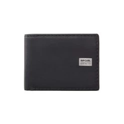 Rip Curl Marked RFID All Day Leather Wallet In Black