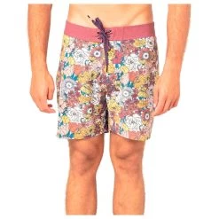 Rip Curl Mirage Retro Bloomfield Boardshorts In Washed Red