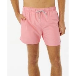 Rip Curl 31 Rip Curl Offset Volley Elasticated Boardshorts In Pink