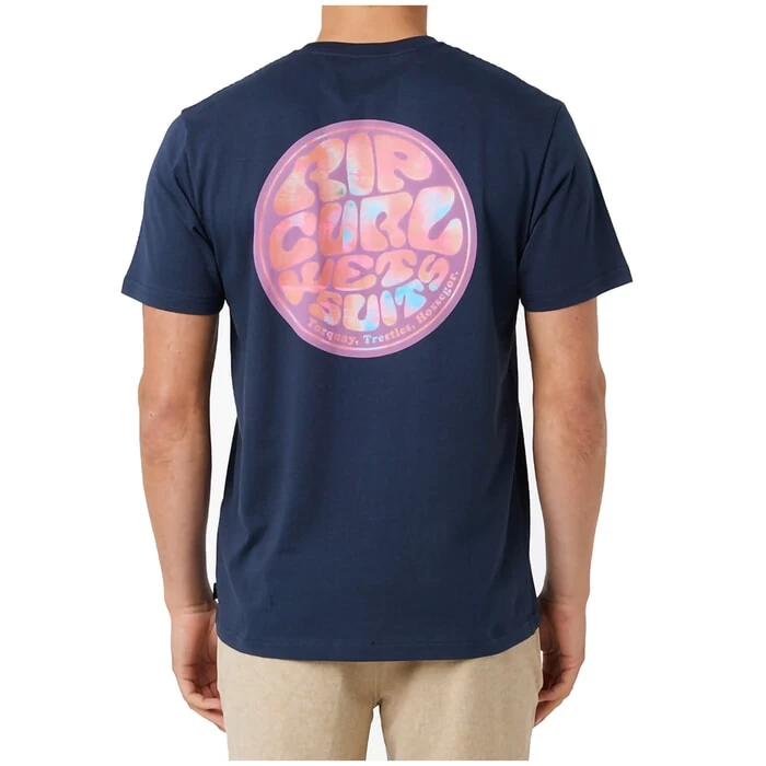 Rip Curl Passage Sleeveless T-Shirt In Navy 2 Rip Curl Passage Sleeveless T-Shirt In Navy - Image 2