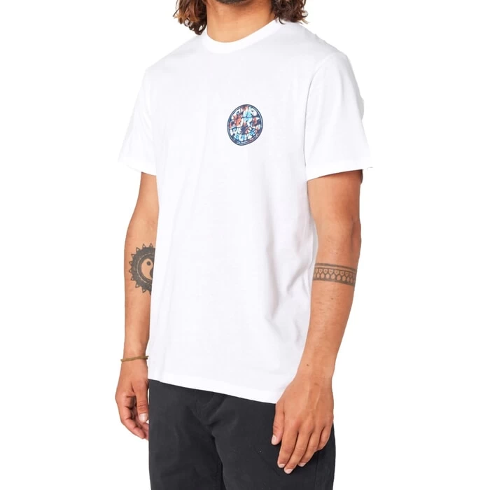 Rip Curl Passage Short Sleeve T-Shirt In White 2 Rip Curl Passage Short Sleeve T-Shirt In White - Image 2