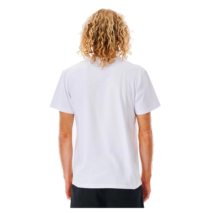 Rip Curl Plain Pocket Short Sleeve T-Shirt In White 3 Rip Curl Plain Pocket Short Sleeve T-Shirt In White - Image 3