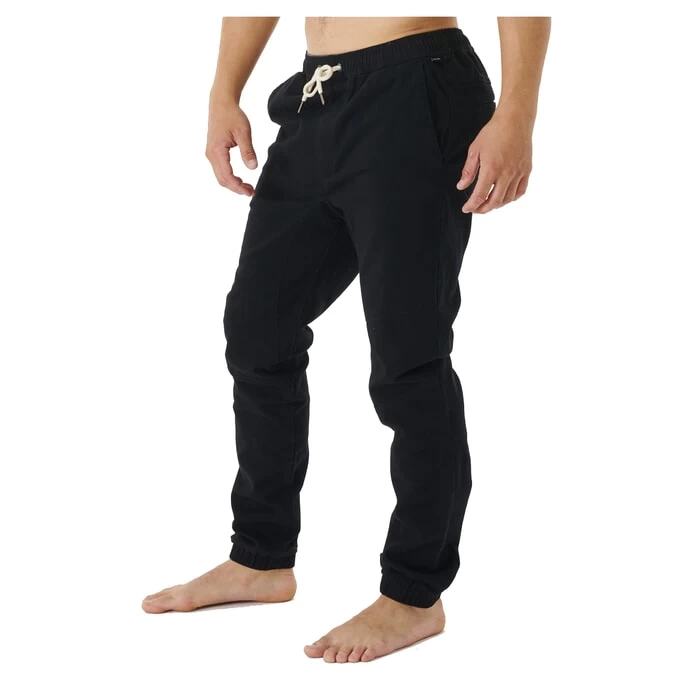 Rip Curl Re Entry Jogger Trousers In Black 2 Rip Curl Re Entry Jogger Trousers In Black - Image 2