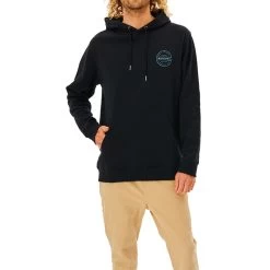 Rip Curl Re Entry Pullover Hoody In Black -Rip Curl rip curl re entry pullover hoody black 00imfl 90 b3 fpurjveiyg2snq4b