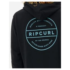 Rip Curl Re Entry Pullover Hoody In Black -Rip Curl rip curl re entry pullover hoody black 00imfl 90 b4 trdrddblnjiknota