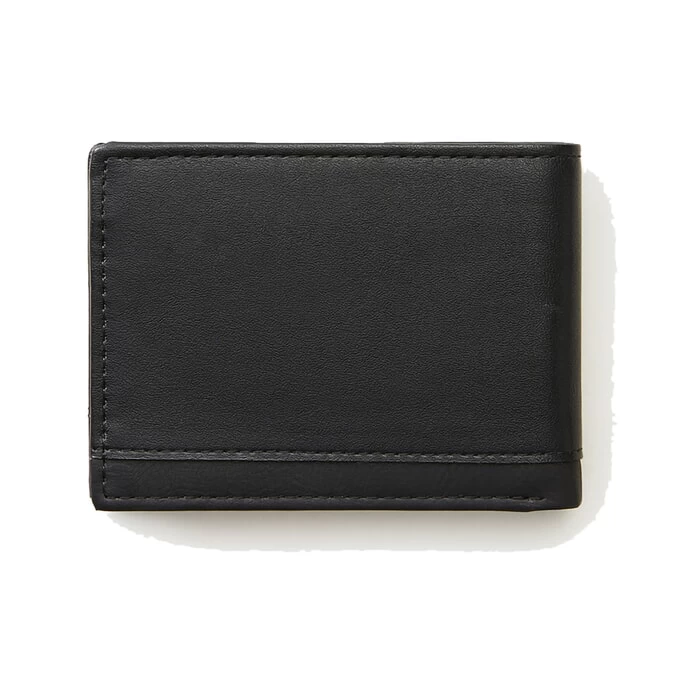 Rip Curl Ridge Pu All Day Faux Leather Wallet In Black/Grey 3 Rip Curl Ridge Pu All Day Faux Leather Wallet In Black/Grey - Image 3