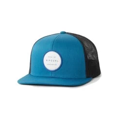 Rip Curl Routine Flat Peak Cap In Deep Ocean
