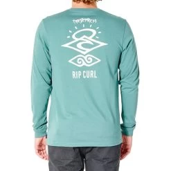 Rip Curl -Rip Curl rip curl search icon long sleeve t shirt muted green ctesf9 8088 b1 1