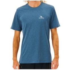 Rip Curl Search Series Short Sleeve Surf Tee In Navy Marle