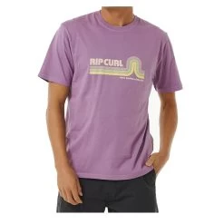 Rip Curl Surf Revival Mumma Short Sleeve T-Shirt In Dusty Purple