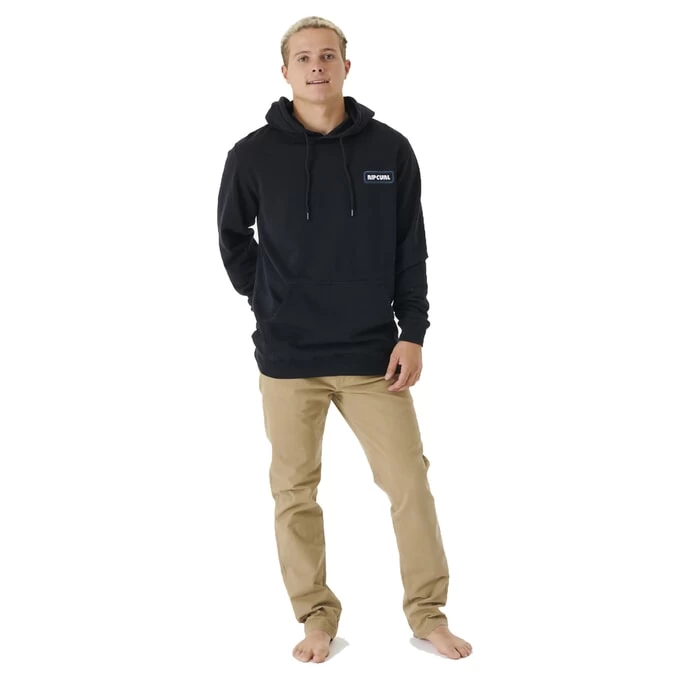 Rip Curl Surf Revival Pullover Hoody In Black 4 Rip Curl Surf Revival Pullover Hoody In Black - Image 4