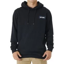 Rip Curl Surf Revival Pullover Hoody In Black