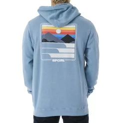 Rip Curl Surf Revival Pullover Hoody In Dusty Blue -Rip Curl rip curl surf revival pullover hoody dusty blue 022mfl 3458 b2 limpaek1rdihxccr