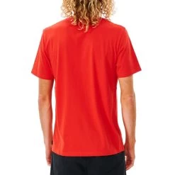 Rip Curl Surf Revival Vibrations Short Sleeve T-Shirt In Blood -Rip Curl rip curl surf revival vibrations short sleeve t shirt blood 00emte 8426 b2 zdfiriueowj1n18a