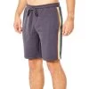 Rip Curl Surf Revival Volley Track Shorts In Washed Black