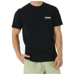 Rip Curl Surf Revivial Sunset Short Sleeve T-Shirt In Black